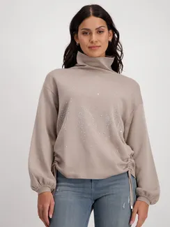 MONARI Джемпер хлопковый с камнями