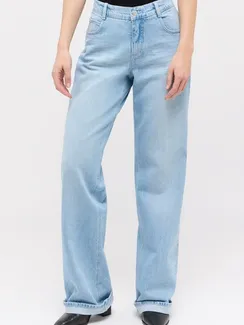 ANGELS Джинсы голубые с отворотами