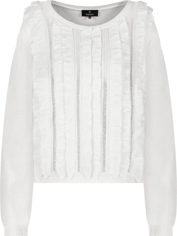 MONARI Вязаный свитер с воланами