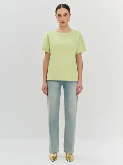 BULMER Футболка из 100% хлопка в цвете лайм