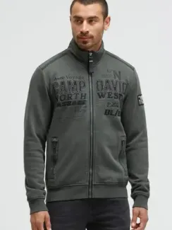 CAMP DAVID Толстовка с принтом и этикетками