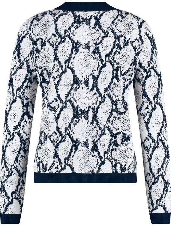 GERRY WEBER Джемпер с принтом змеи