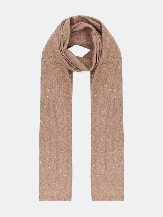 BULMER Вязаный шарф с деликатными пайетками