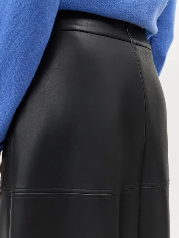 BULMER Юбка-трапеция из экокожи