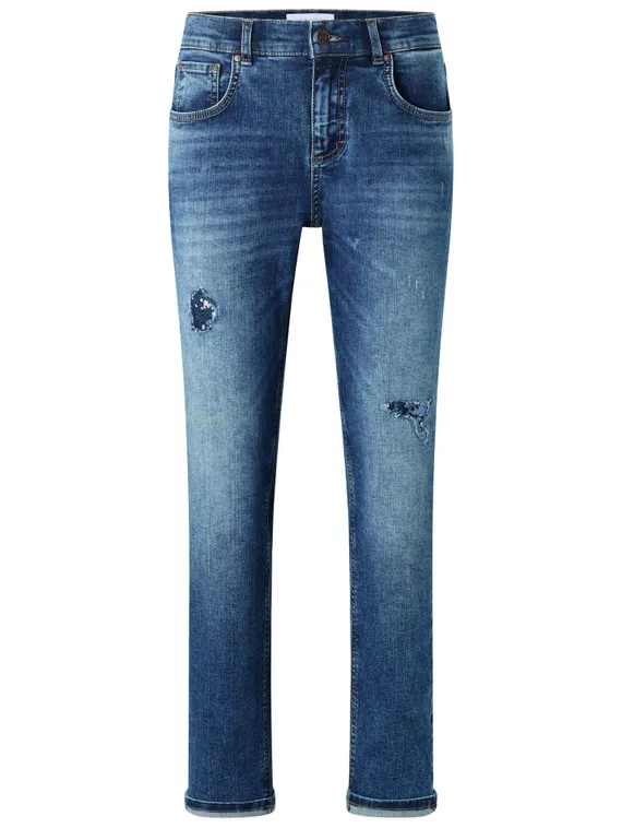 ANGELS Джинсы-бойфренды с пайетками