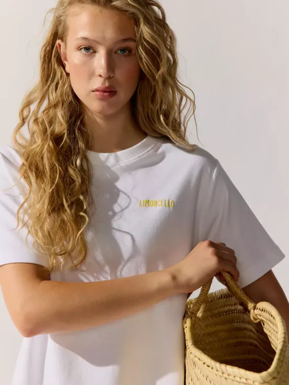 THE FASHION PEOPLE Футболка с принтом на спине
