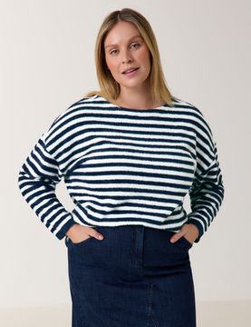 SAMOON Джемпер в полоску