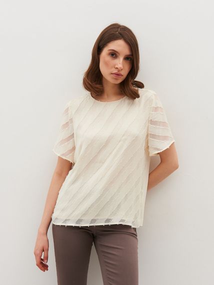 GERRY WEBER Блуза с прозрачными вставками