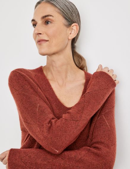 GERRY WEBER Джемпер с ажурными деталями