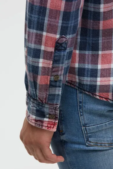 CAMP DAVID Рубашка в клетку с логотипом