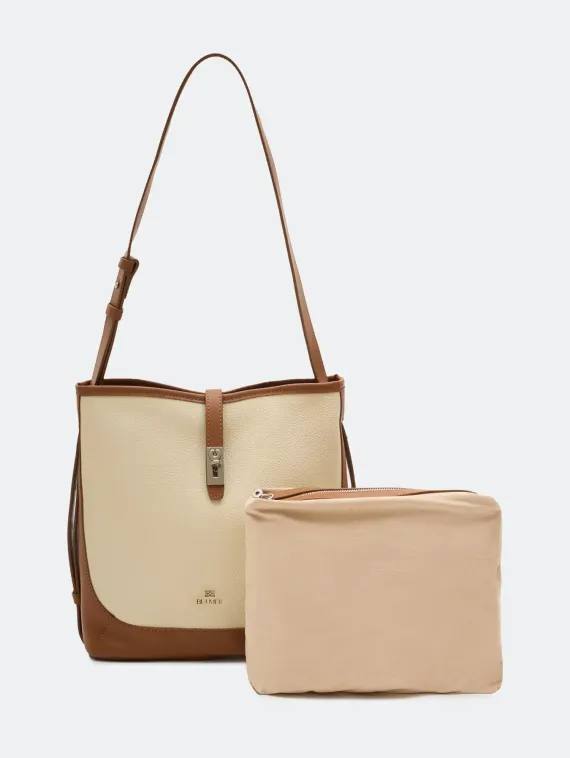 BULMER Сумка из натуральной кожи с косметичкой