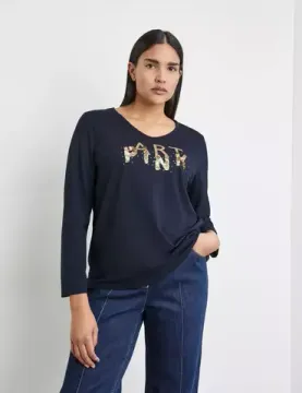 SAMOON Футболка с длинным рукавом