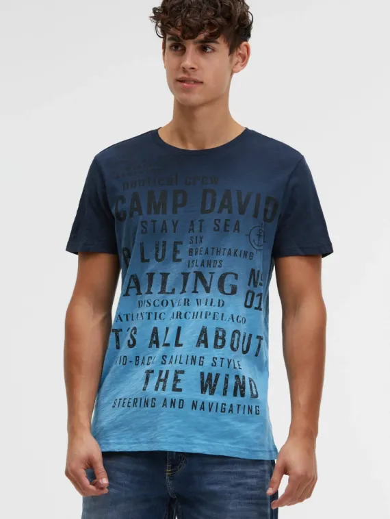 CAMP DAVID Футболка с надписями