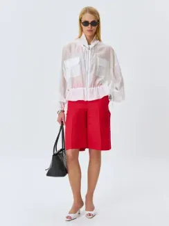 BULMER Белый полупрозрачный жакет