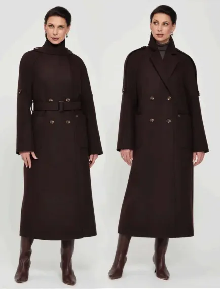 Dolche Moda Пальто из шерсти и шелка