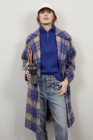 Oui Пальто шерстяное