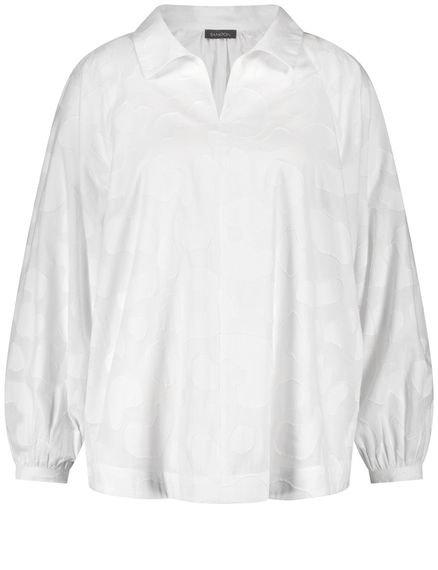 SAMOON Блуза с жаккардовым узором