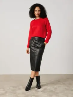 GERRY WEBER Юбка-карандаш из искусственной кожи