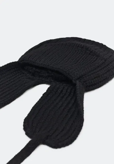 BULMER Шапка-ушанка черная