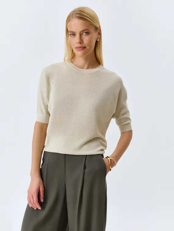 BULMER Ажурный джемпер с тенселем