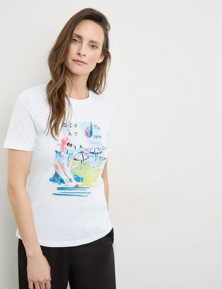 GERRY WEBER Футболка из чистого хлопка