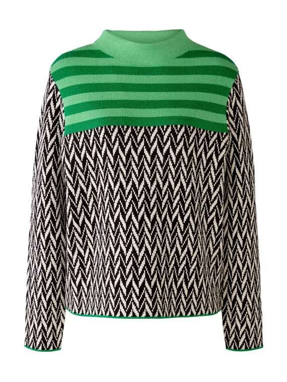 Oui Пуловер из смесовой вискозы