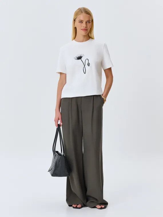 BULMER Футболка с бисером