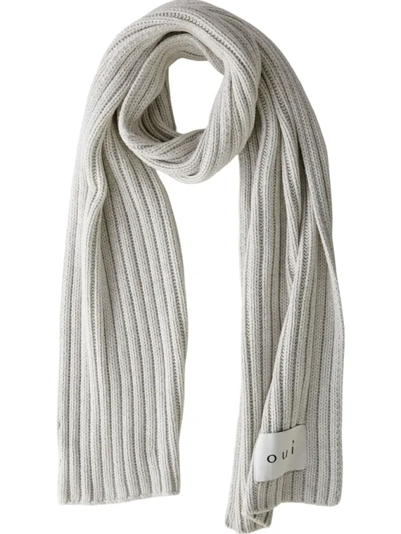 Oui Шарф объемный из смесового хлопка