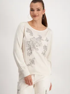 MONARI Блуза-рубашка с узором пэйсли