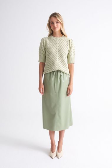 UNQ Юбка из экокожи