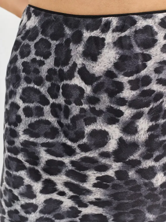 BULMER Юбка с анималистичным принтом