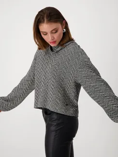 MONARI Толстовка с узором елочка