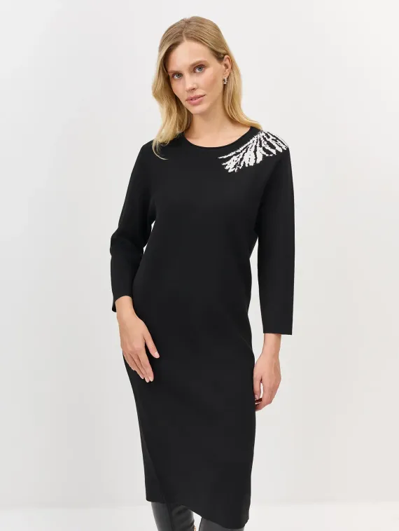 BULMER Вязаное платье с контрастным узором