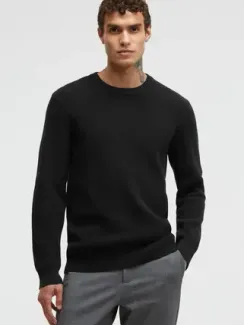 CAMP DAVID Классический черный джемпер