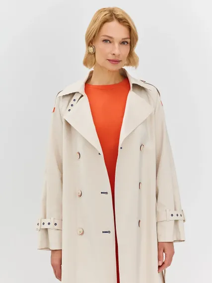 BULMER Тренч с яркими деталями