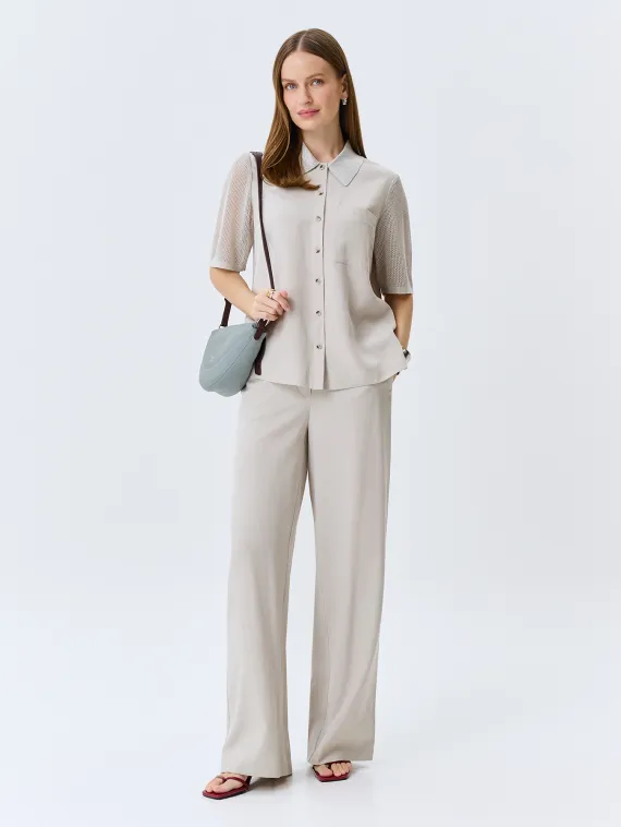 BULMER Брюки из тенселя и льна