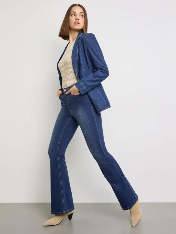 TAIFUN Джинсы расклешенные