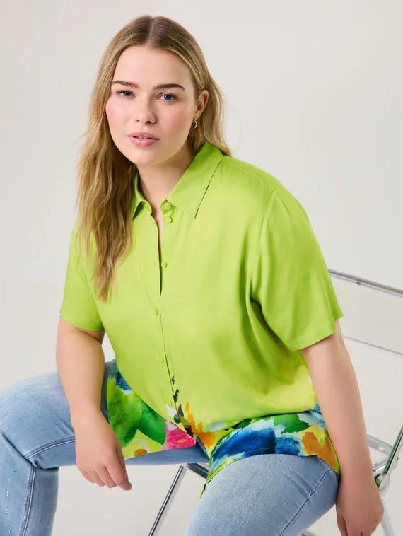 SAMOON Рубашка из вискозы