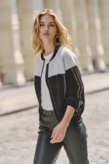 MONARI Вязаный кардиган со стразами