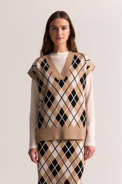 UNQ Жилет вязаный