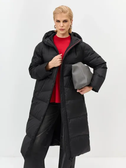 BULMER Длинный пуховик с капюшоном