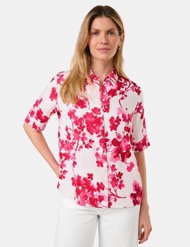 TAIFUN Блуза с цветочным принтом