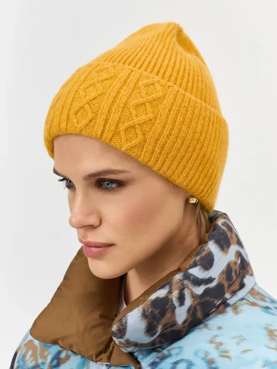 BULMER Шапка с декором "косы"