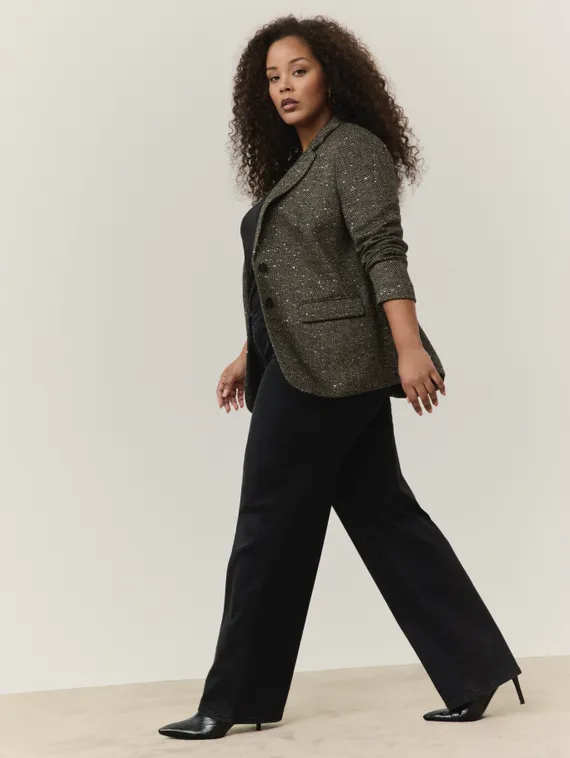 SAMOON Пиджак с пайетками