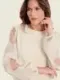 GERRY WEBER Блуза с аппликацией и бахромой