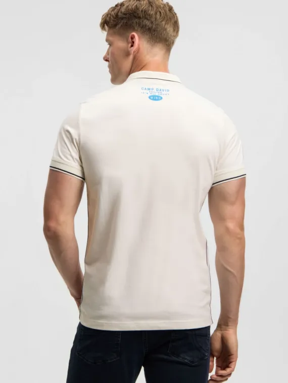 CAMP DAVID Поло с фотопринтом