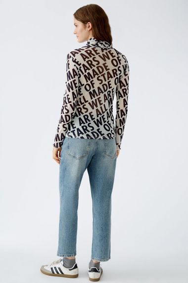 Oui Блуза сетчатая