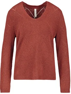 GERRY WEBER Пуловер с ажурными деталями