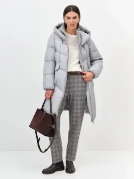 BULMER Объемный пуховик с фигурной стежкой