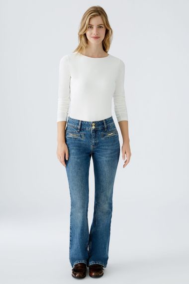 Oui Футболка длинный рукав базовая